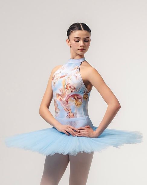 Grishko Deity High Neck Leotard - Black Label Divinity Collection