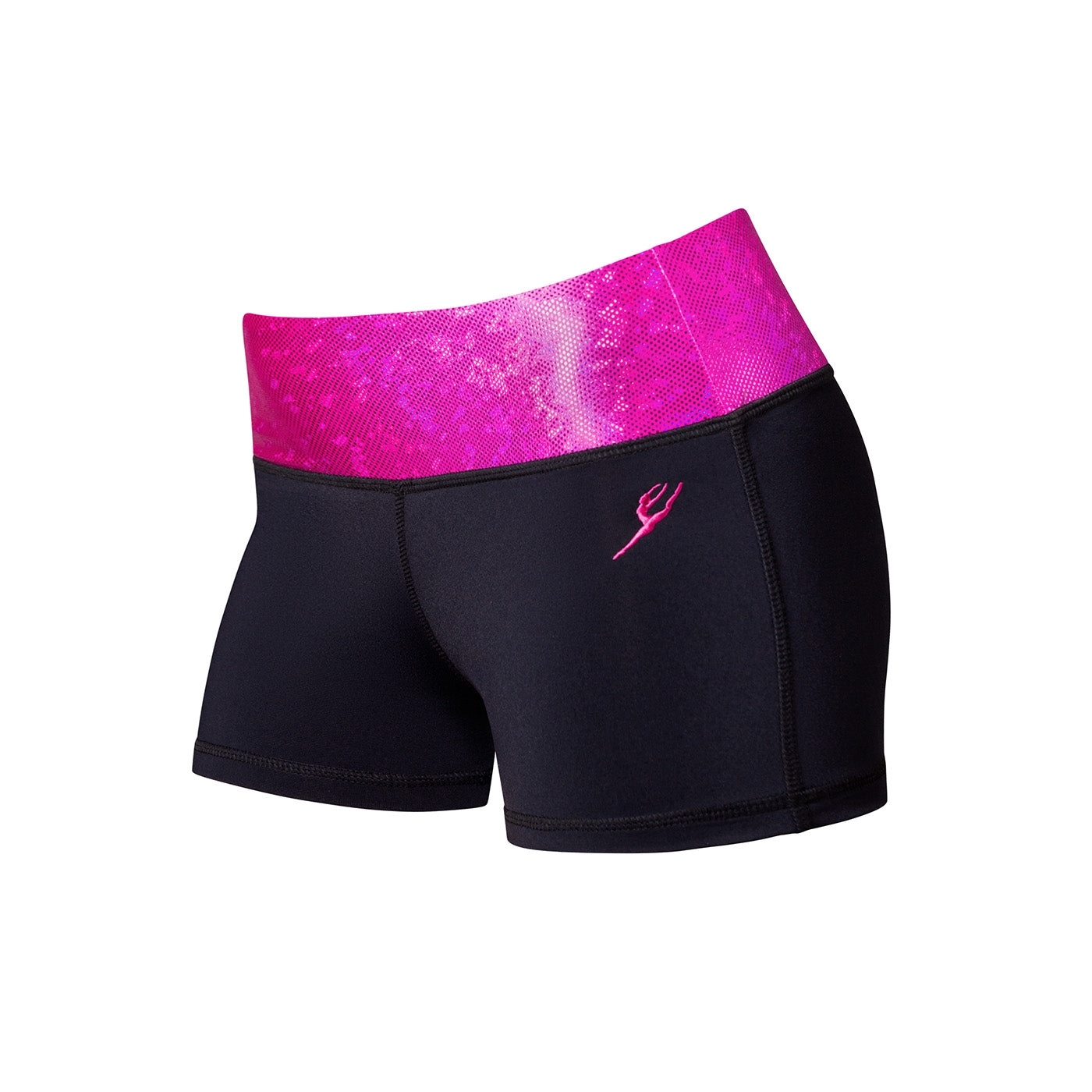 Energetiks Gymnastics - Kylie Shorts - Child - Metallic Shattered Glass Collection