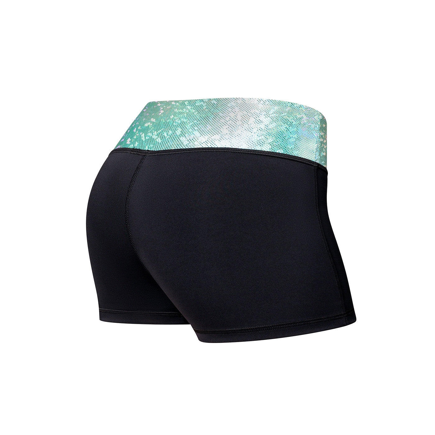 Energetiks Gymnastics - Kylie Shorts - Child - Metallic Shattered Glass Collection