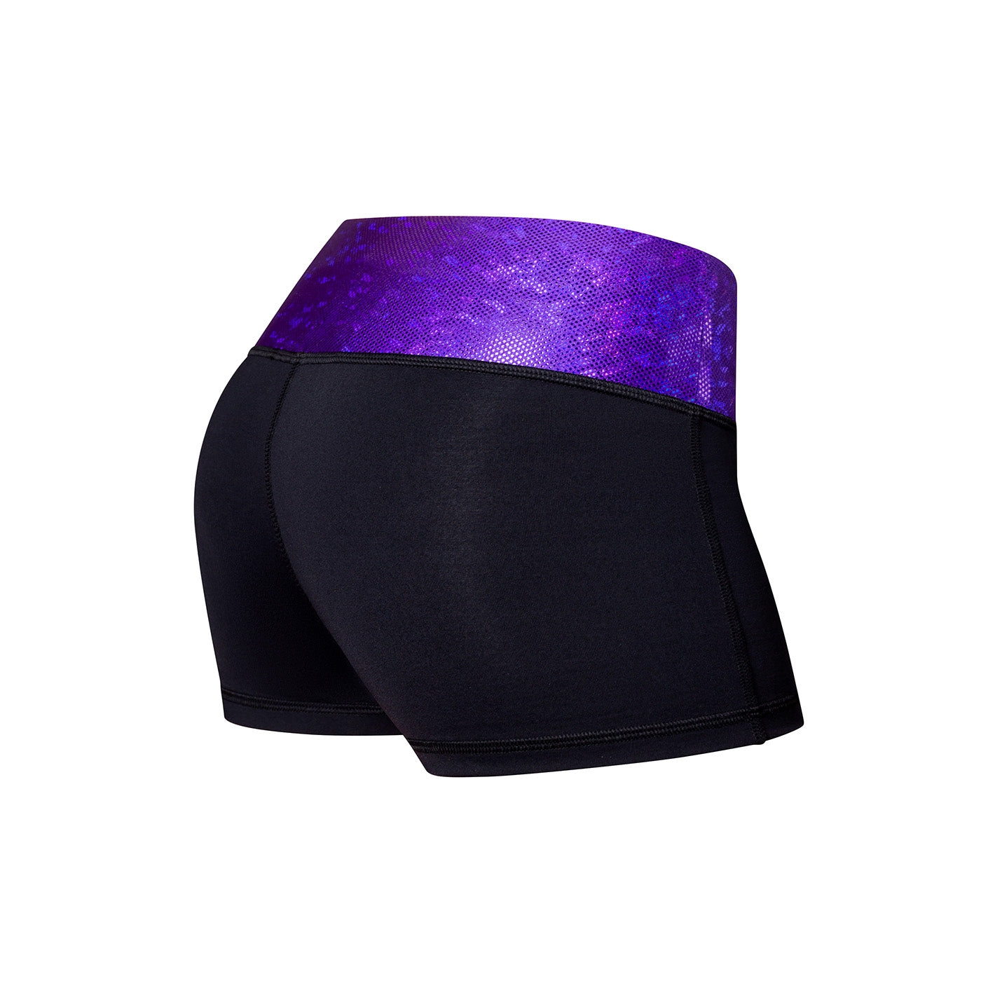 Energetiks Gymnastics - Kylie Shorts - Child - Metallic Shattered Glass Collection
