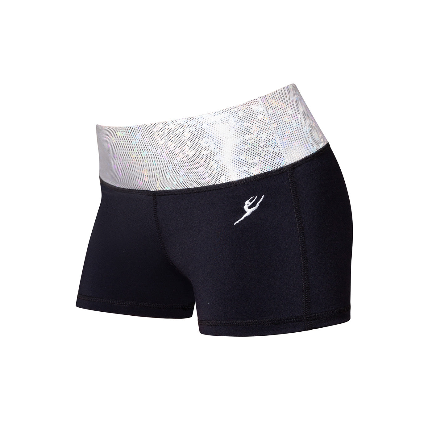 Energetiks Gymnastics - Kylie Shorts - Child - Metallic Shattered Glass Collection
