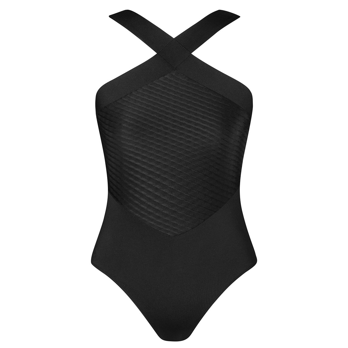 Lara Thick Strap Camisole, Black & Orchid - Allegro Collection
