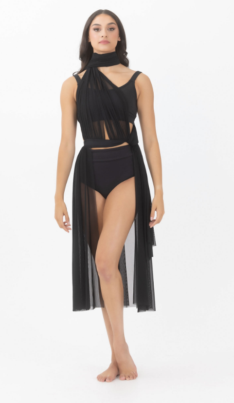 Convertible Mesh Overdress
