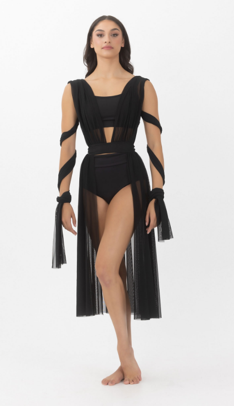 Convertible Mesh Overdress