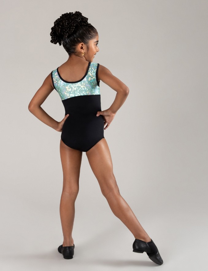 Energetiks Gymnastics - Star Leotard - Child - Metallic Shattered Glass Collection