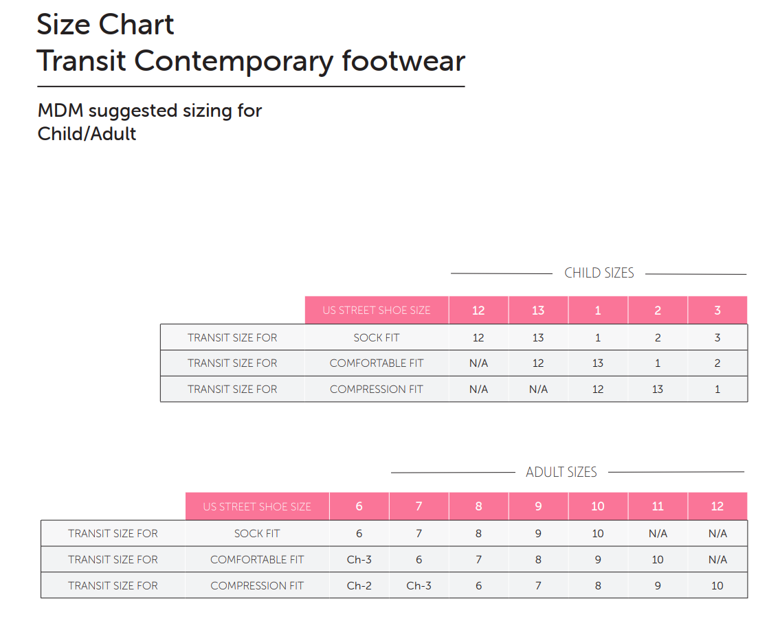 TRANSIT Contemporary Dance Sock - MDM