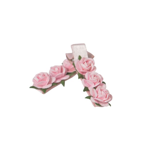 Energetiks Satin Hair Blossom Clips