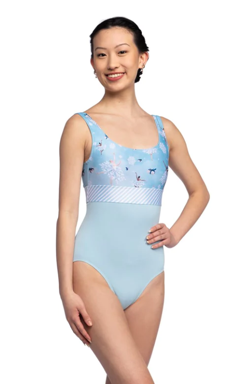 AinslieWear Manon with Nutcracker Print - AW1071NU - ICE BLUE - Adult