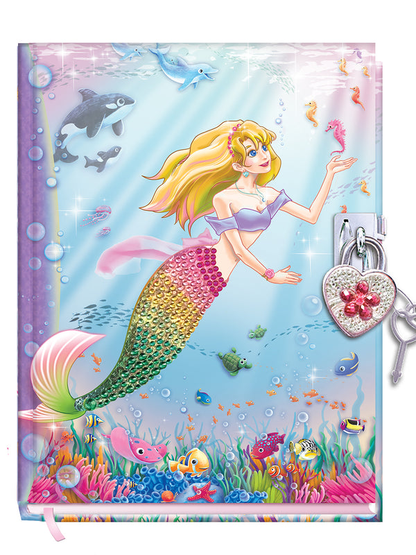 Mad Ally Diary with Lock Mermaid