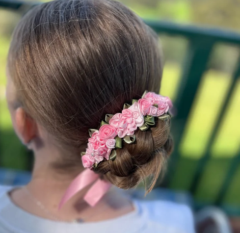 Ballerina Bun Blossoms - Standard Bun-Wrap (without centerpiece)