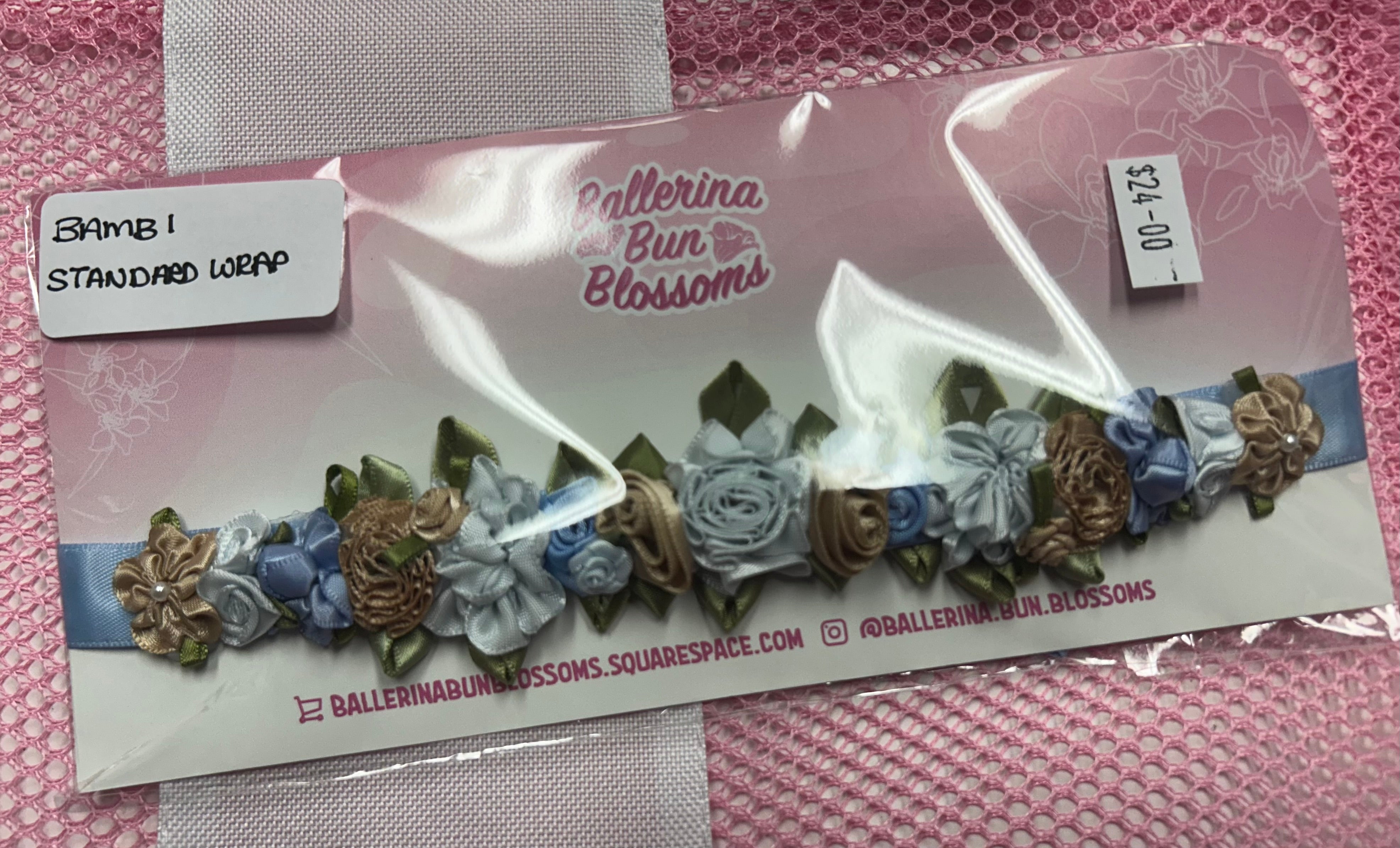Ballerina Bun Blossoms - Standard Bun-Wrap (without centerpiece)