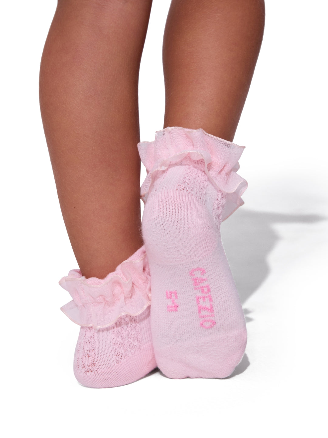 Capezio Ruffle Sock 3-Pack (Lavender, Pink, White)
