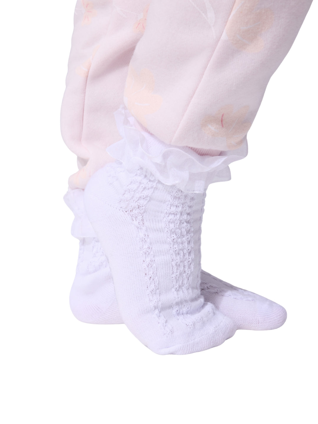 Capezio Ruffle Sock 3-Pack (Lavender, Pink, White)