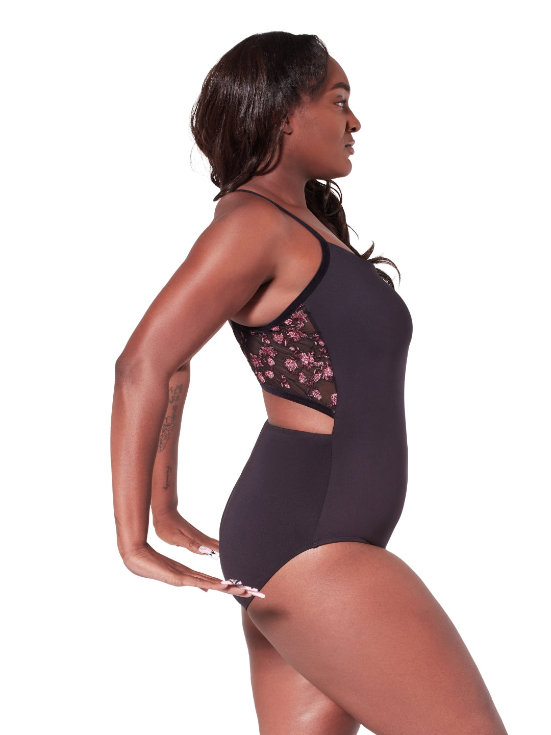 Capezio Ornate Romance Collection - Charisma Cami Criss Cross Back Leotard (F12400W) - Adult