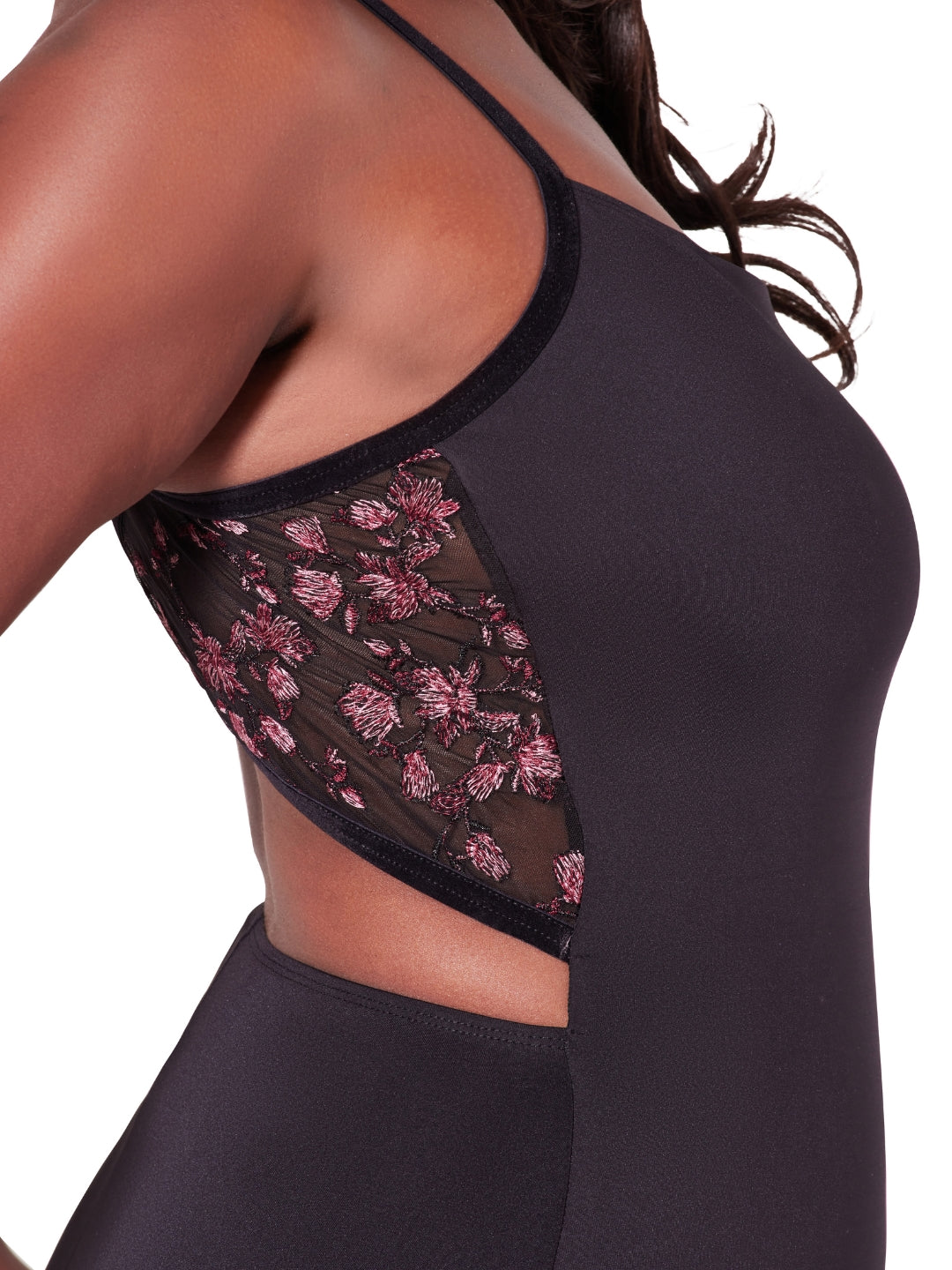 Capezio Ornate Romance Collection - Charisma Cami Criss Cross Back Leotard (F12400W) - Adult