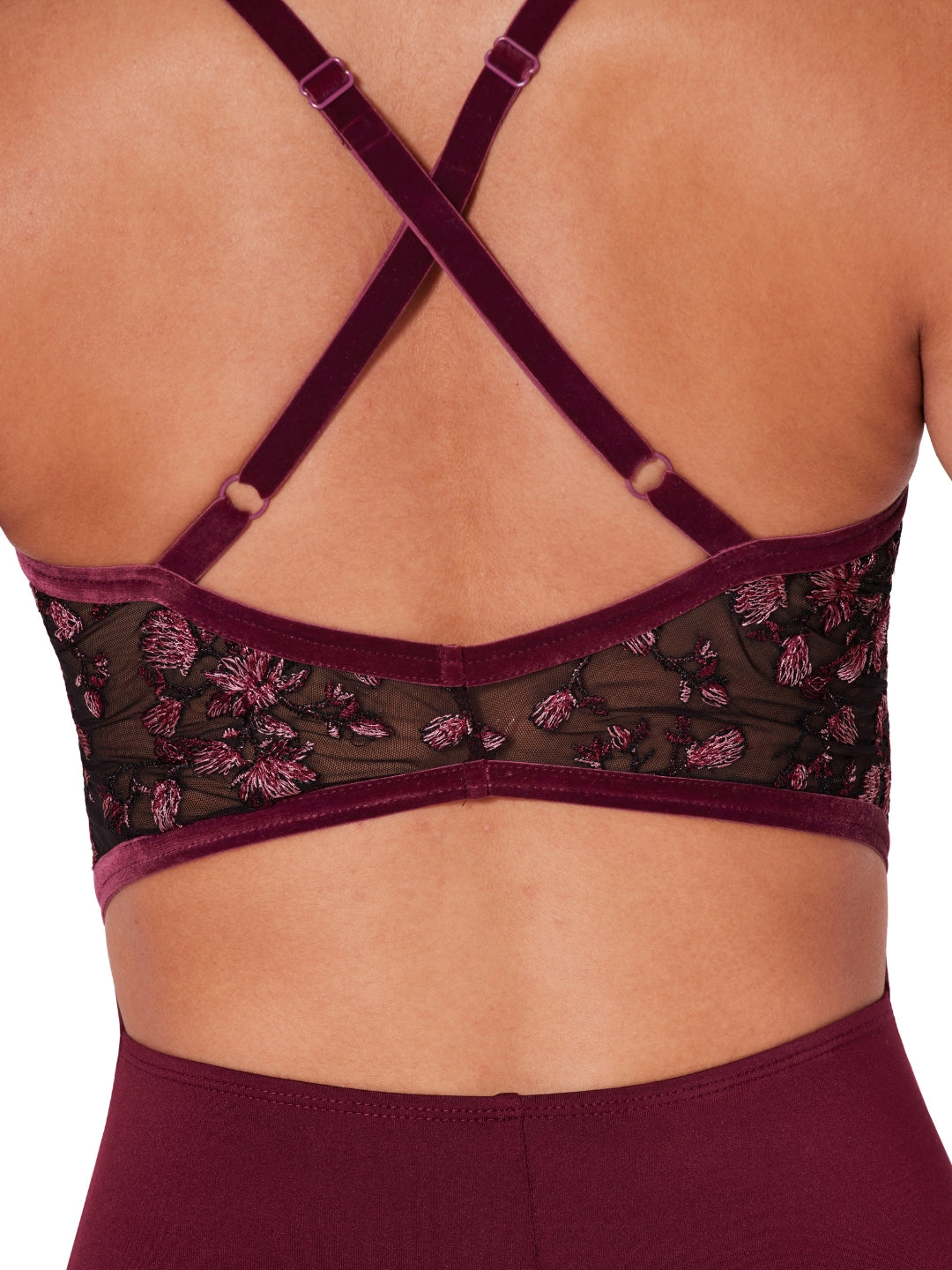 Capezio Ornate Romance Collection - Charisma Cami Criss Cross Back Leotard (F12400W) - Adult