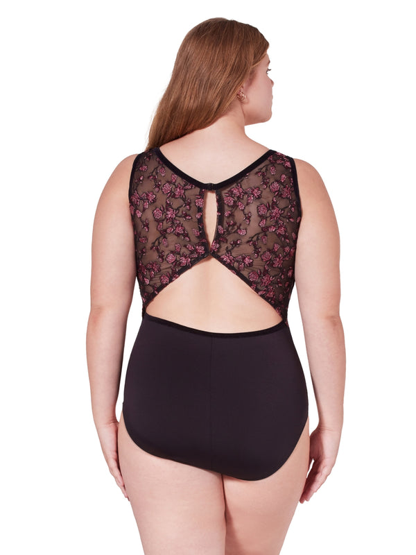 Capezio Ornate Romance Collection - Allure Mesh Back Leotard (F12401W) - Adult