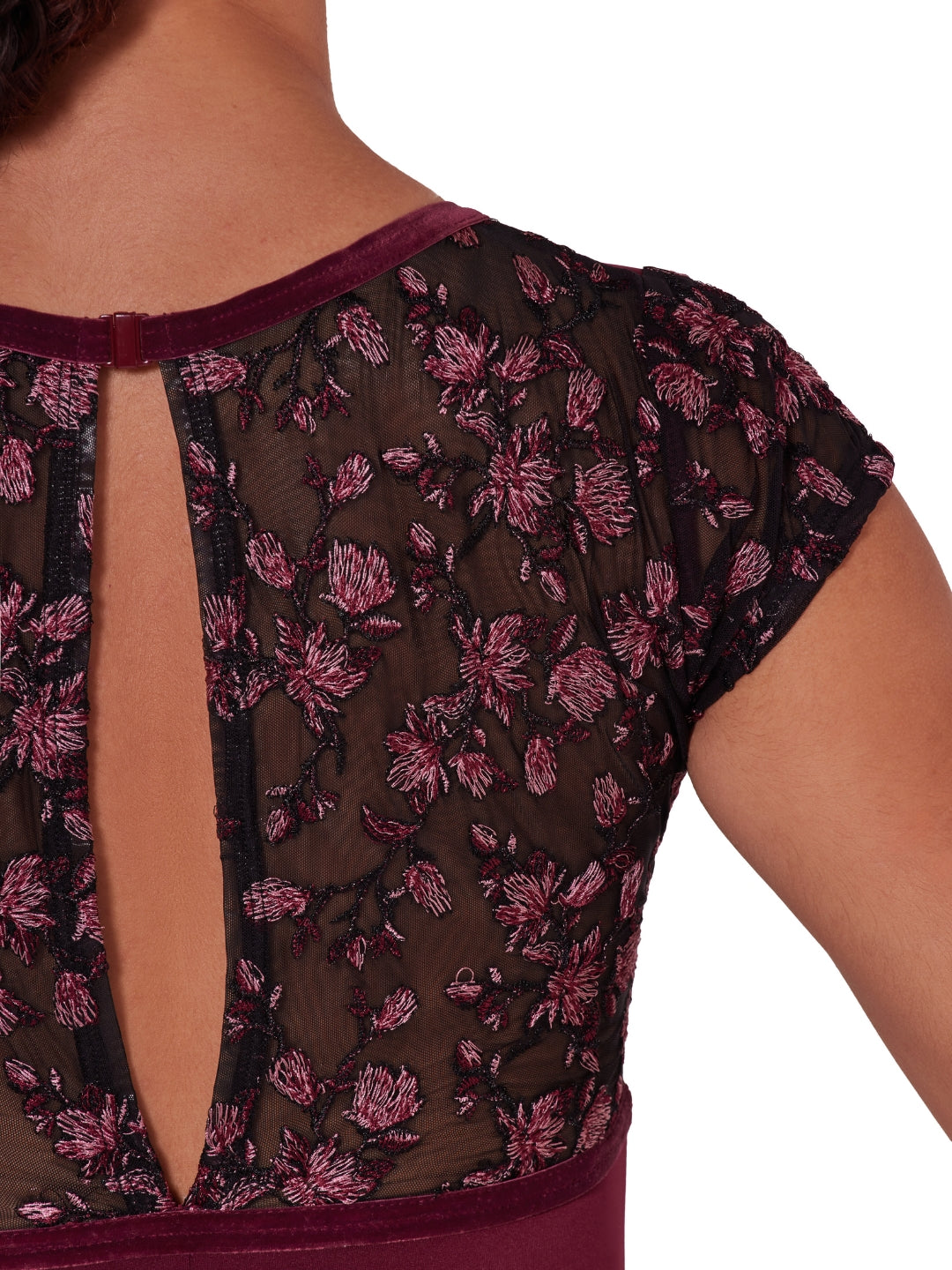 Capezio Ornate Romance Collection - Fascination Short Sleeve Mesh Leotard (F12402W) - Adult