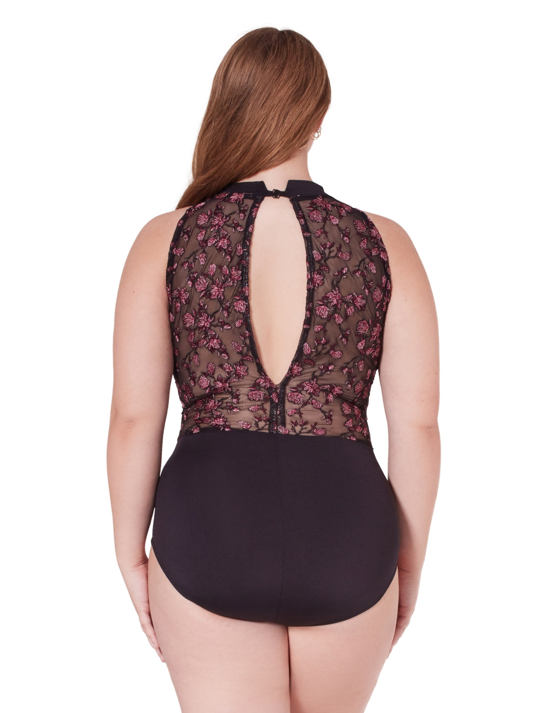 Capezio Ornate Romance Collection - Embellish High Neck Leotard (F12403W) - Adult