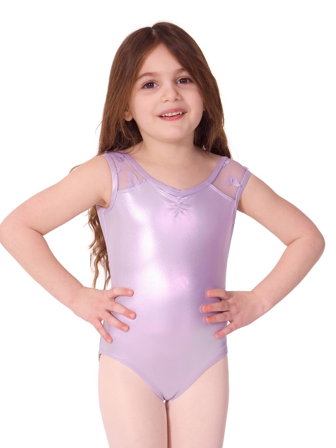 Capezio FLUTTER - Glasswing Cap Sleeve Leotard (Child)