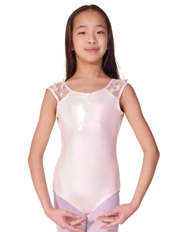 Capezio FLUTTER - Glasswing Cap Sleeve Leotard (Child)