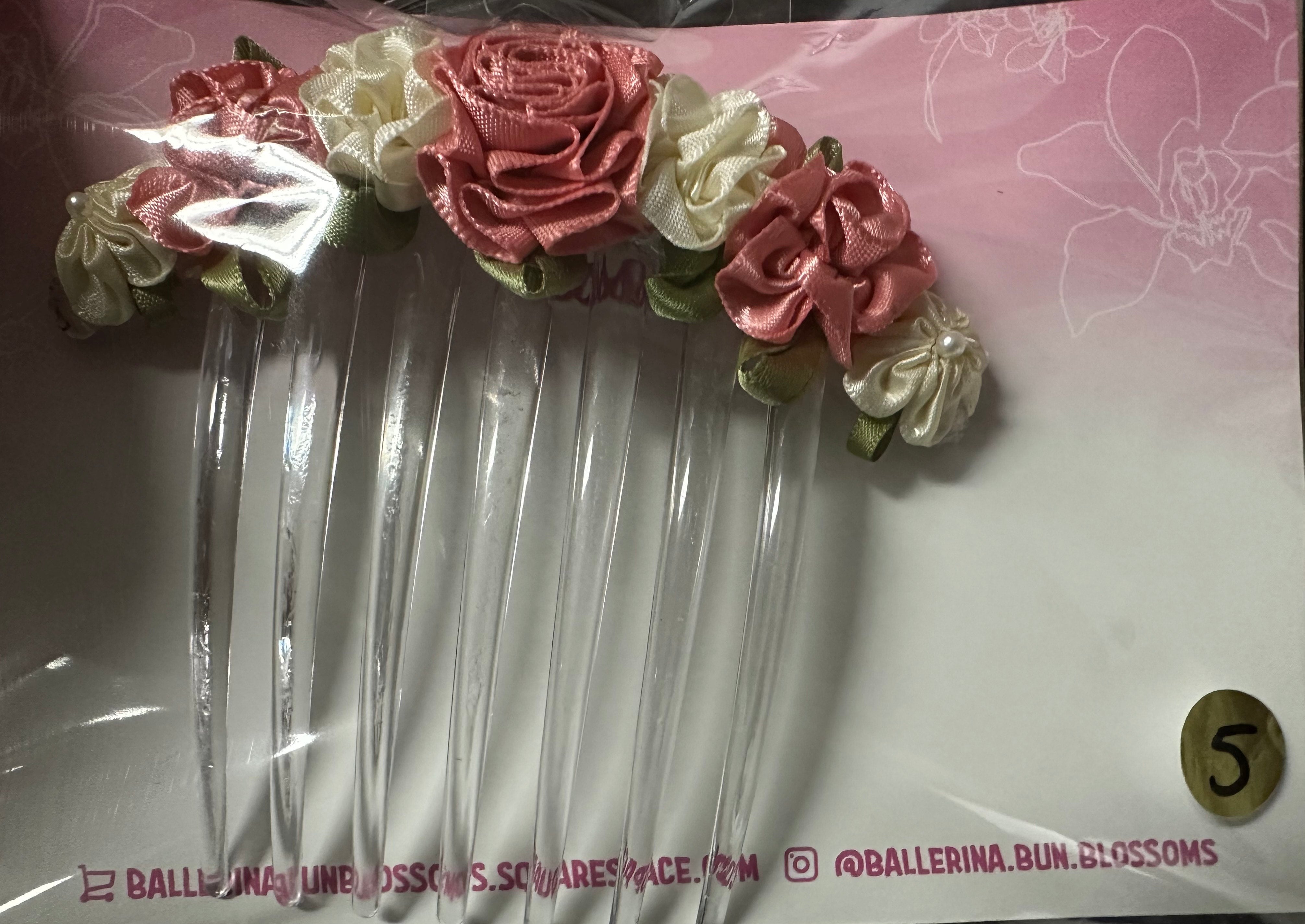 Ballerina Bun Blossoms - Combs