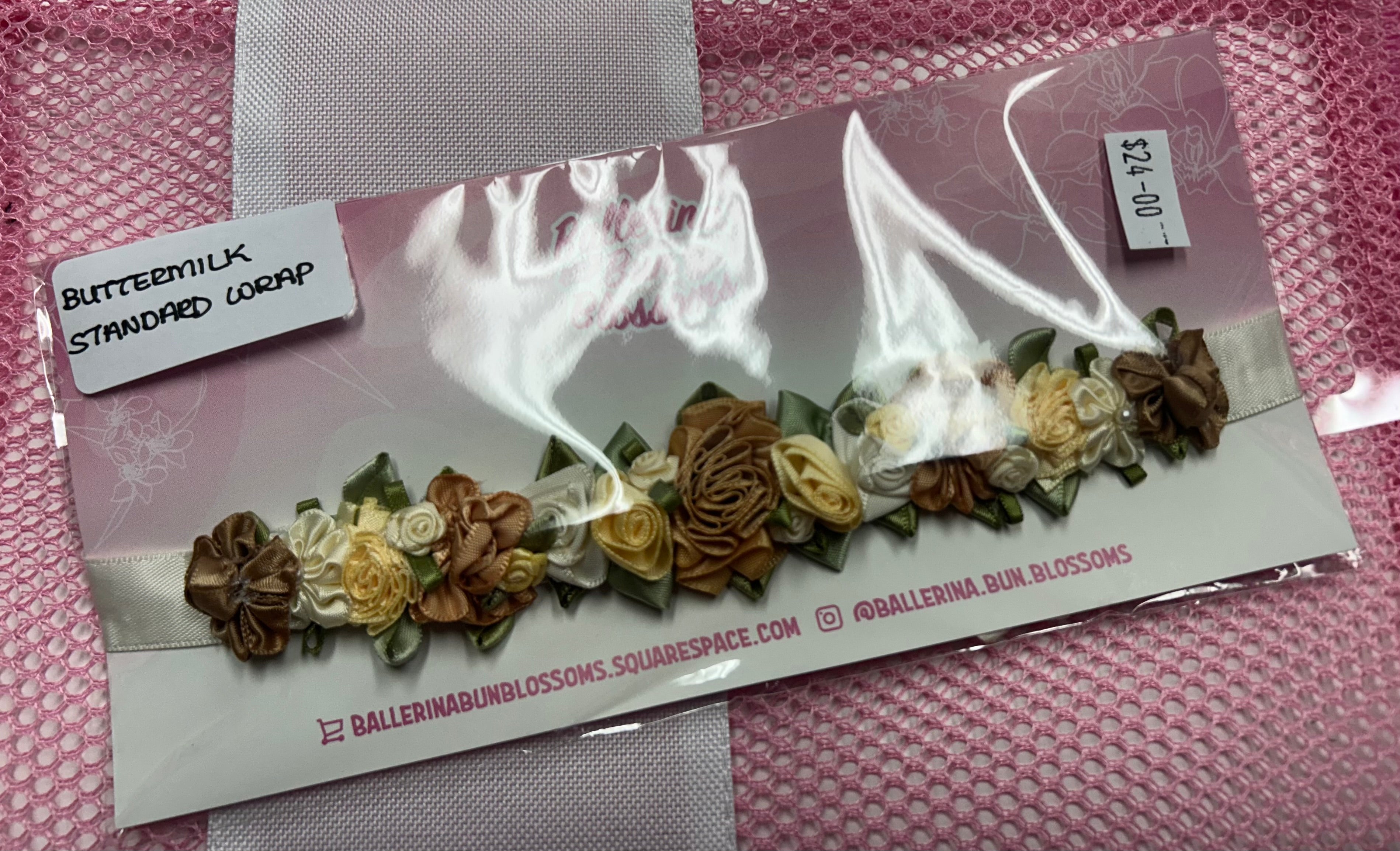 Ballerina Bun Blossoms - Standard Bun-Wrap (without centerpiece)