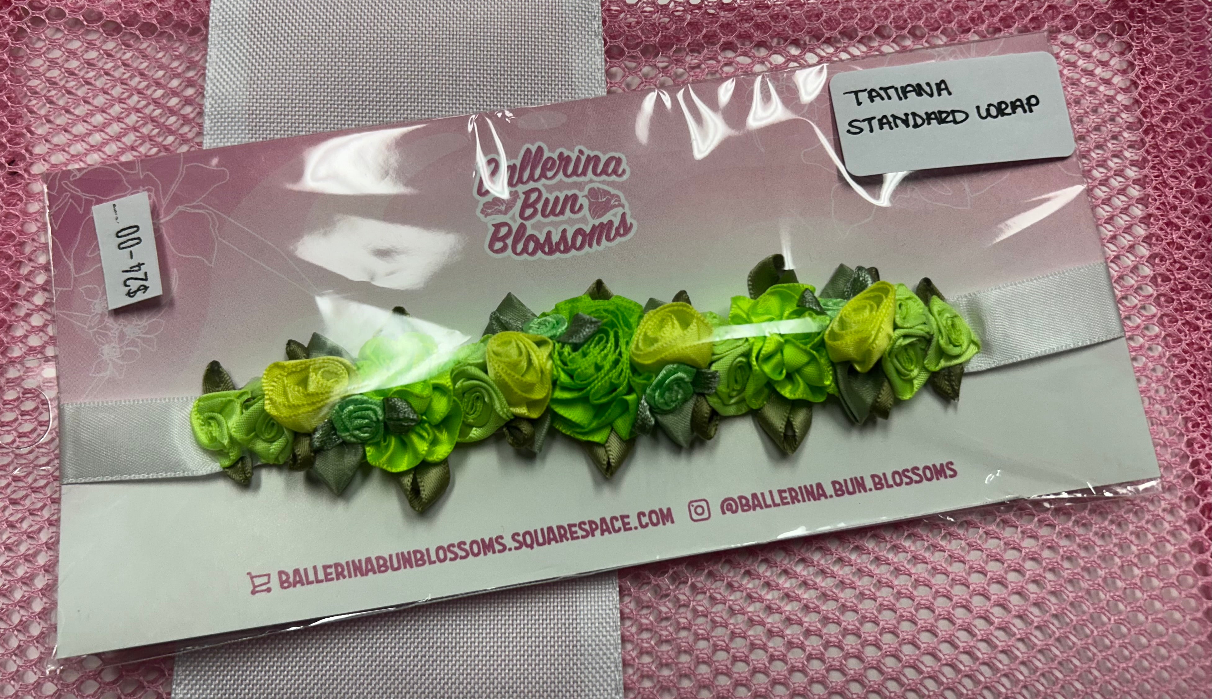 Ballerina Bun Blossoms - Standard Bun-Wrap (without centerpiece)
