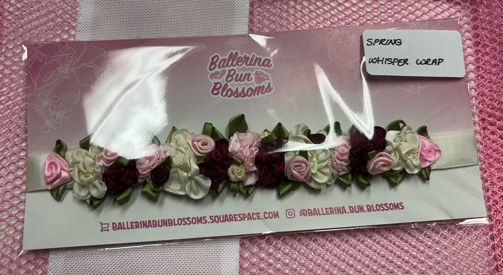 Ballerina Bun Blossoms - Standard Bun-Wrap (without centerpiece)