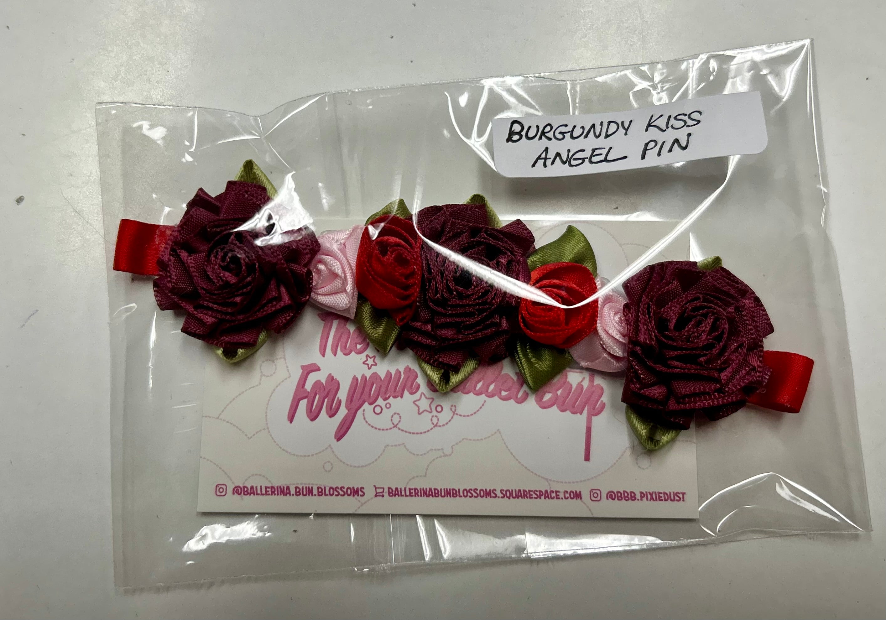 Ballerina Bun Blossoms - Angel Pin (without centerpiece)