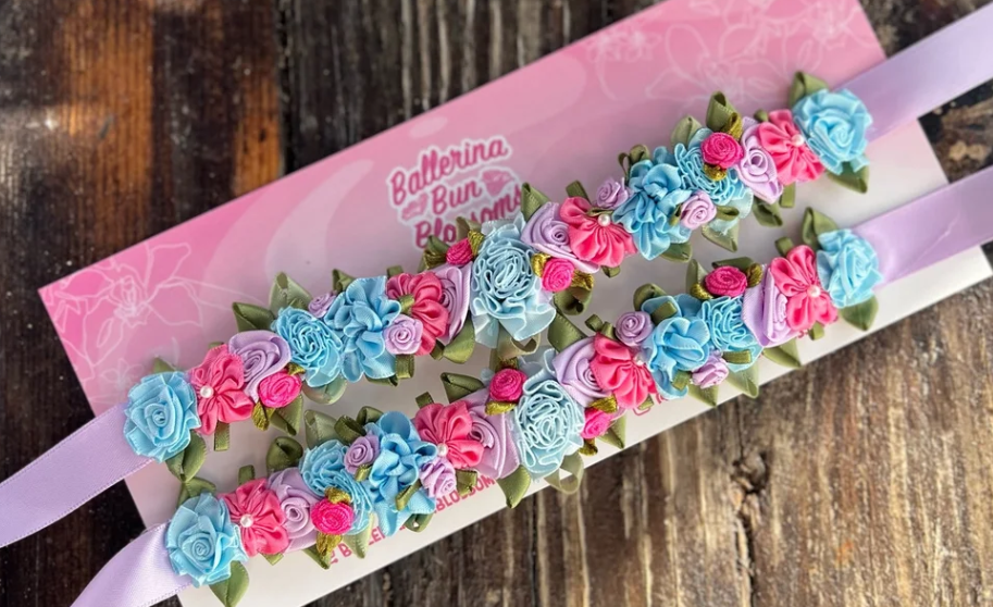Ballerina Bun Blossoms - Standard Bun-Wrap (without centerpiece)