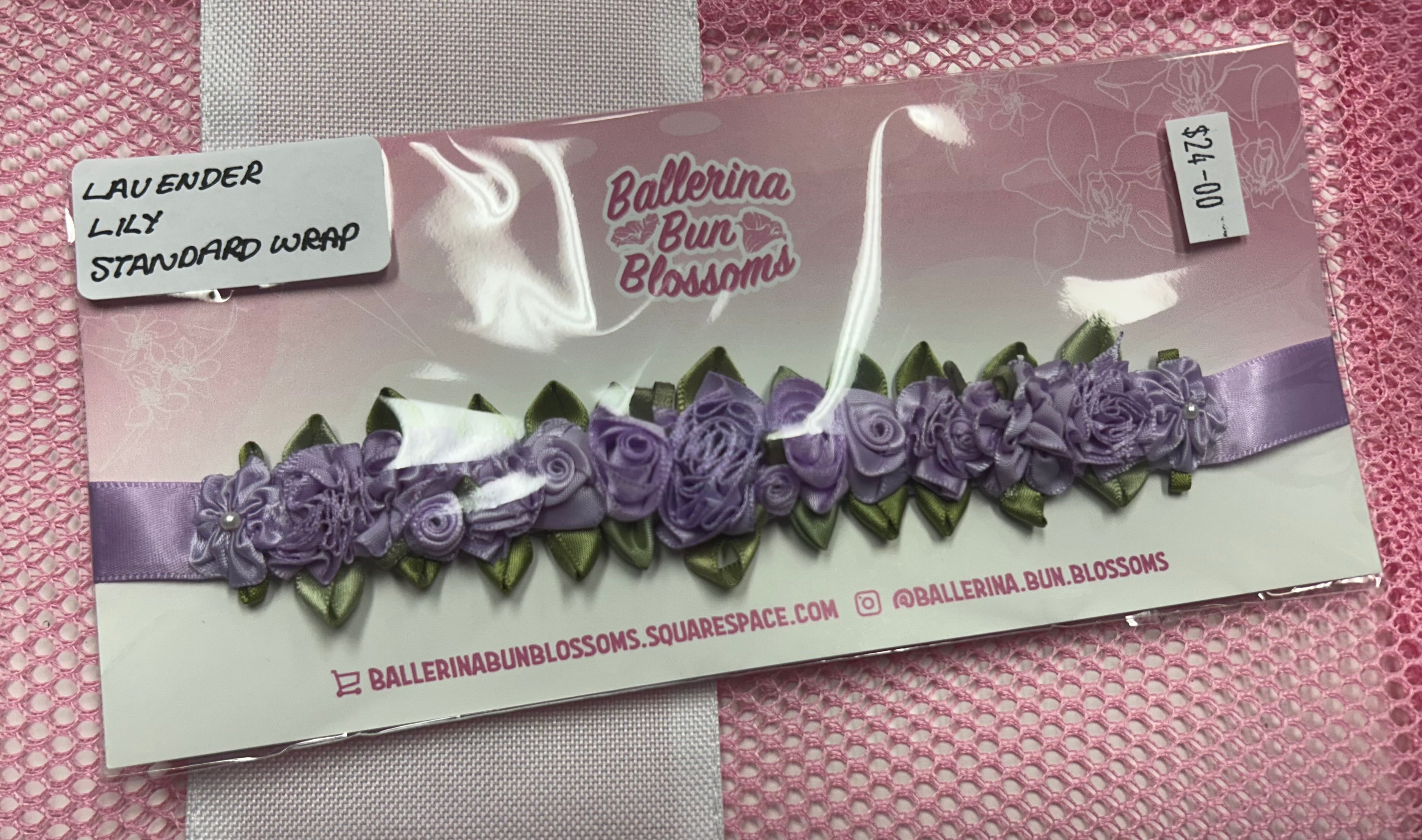 Ballerina Bun Blossoms - Standard Bun-Wrap (without centerpiece)