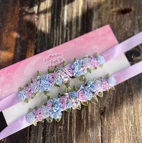 Ballerina Bun Blossoms - Standard Bun-Wrap (without centerpiece)