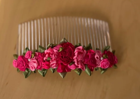 Ballerina Bun Blossoms - Romantic Combs