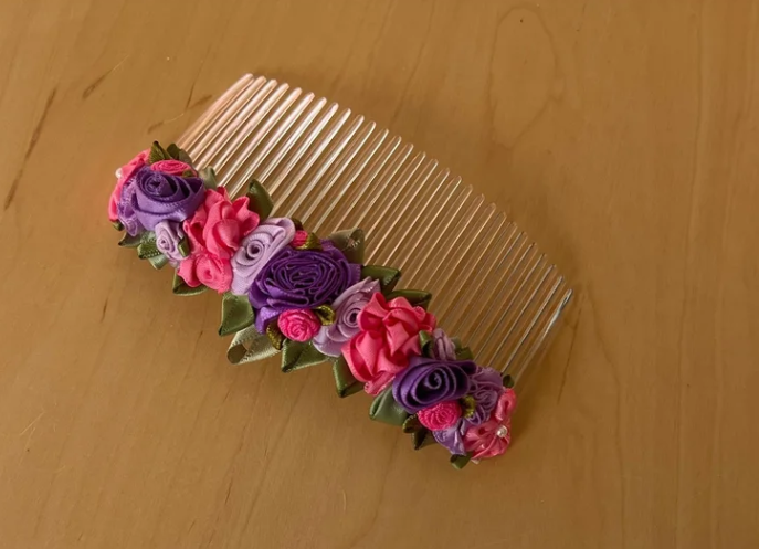 Ballerina Bun Blossoms - Romantic Combs