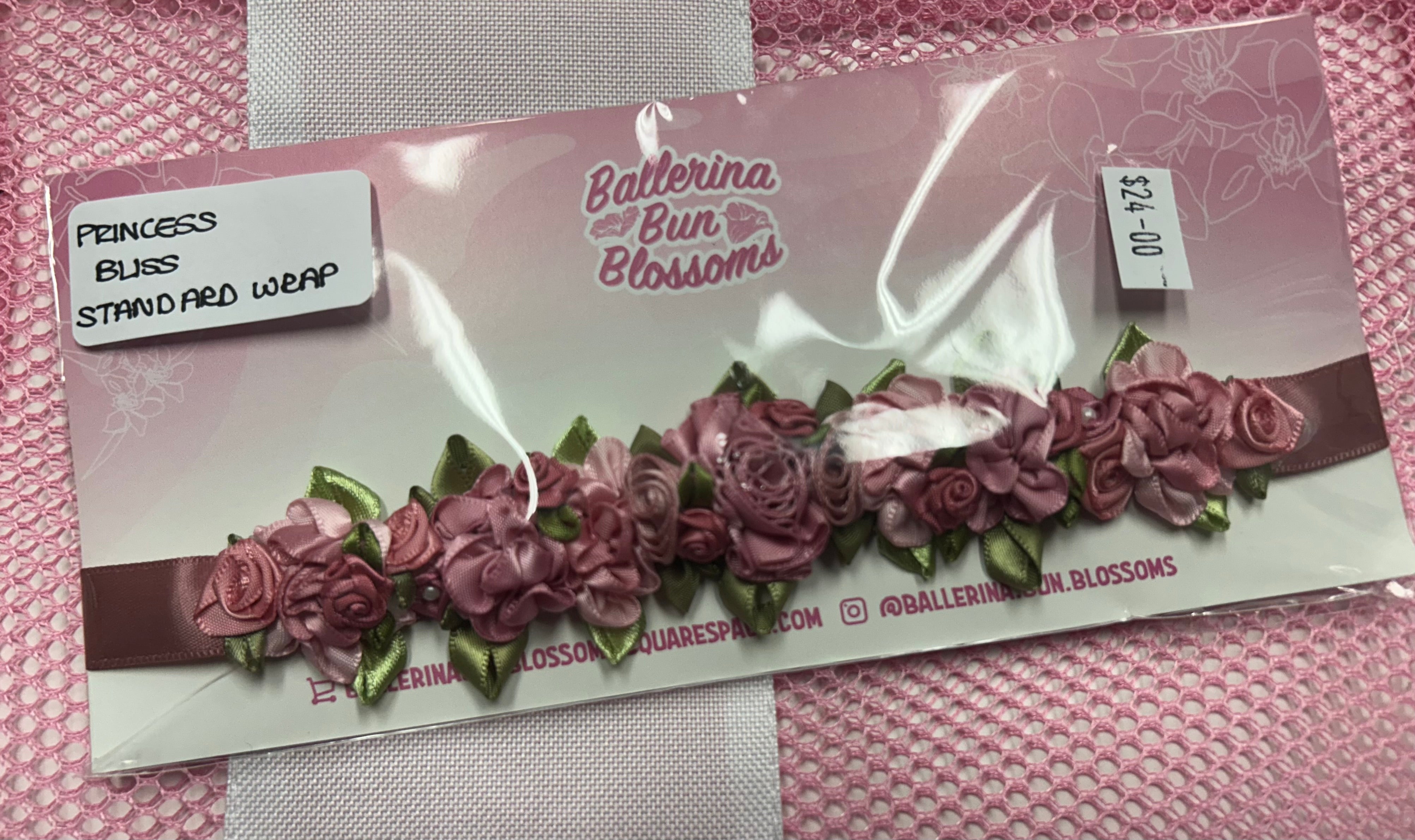 Ballerina Bun Blossoms - Standard Bun-Wrap (without centerpiece)