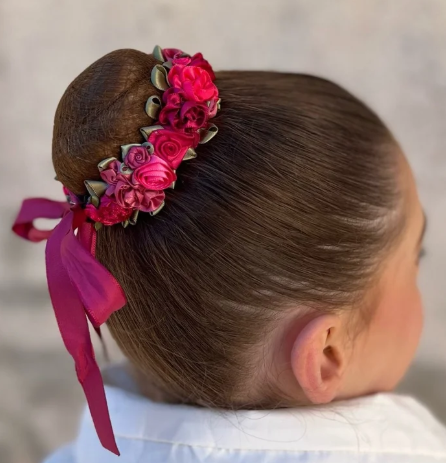 Ballerina Bun Blossoms - Standard Bun-Wrap (without centerpiece)