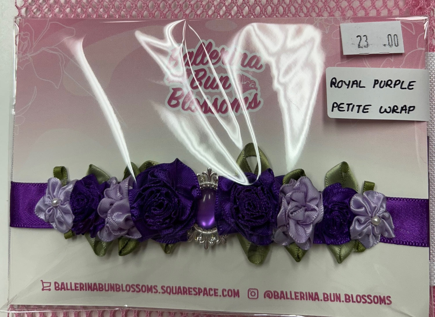 Ballerina Bun Blossoms - Petite Bun-Wrap (with centerpiece)