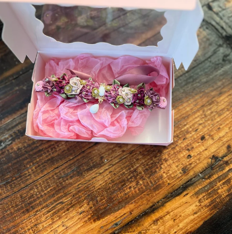 Ballerina Bun Blossoms - Variation Bunwrap with Centrepiece