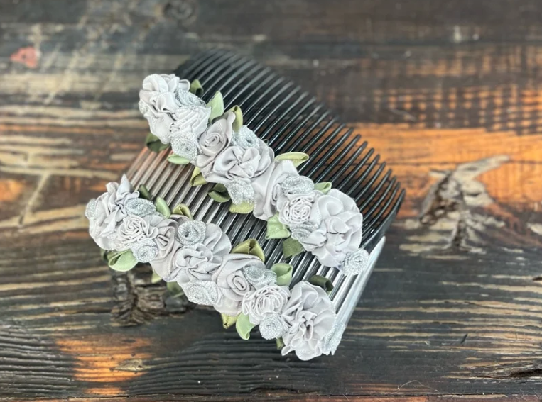 Ballerina Bun Blossoms - Romantic Combs