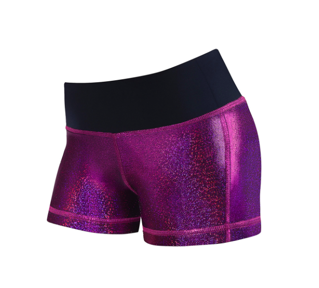Energetiks Gymnastics - Kylie Shorts - Child - Metallic Showcase (SCT52)