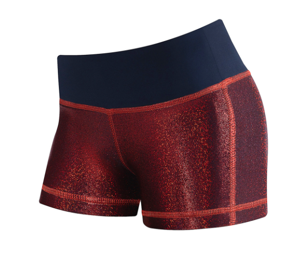 Energetiks Gymnastics - Kylie Shorts - Child - Metallic Showcase (SCT52)