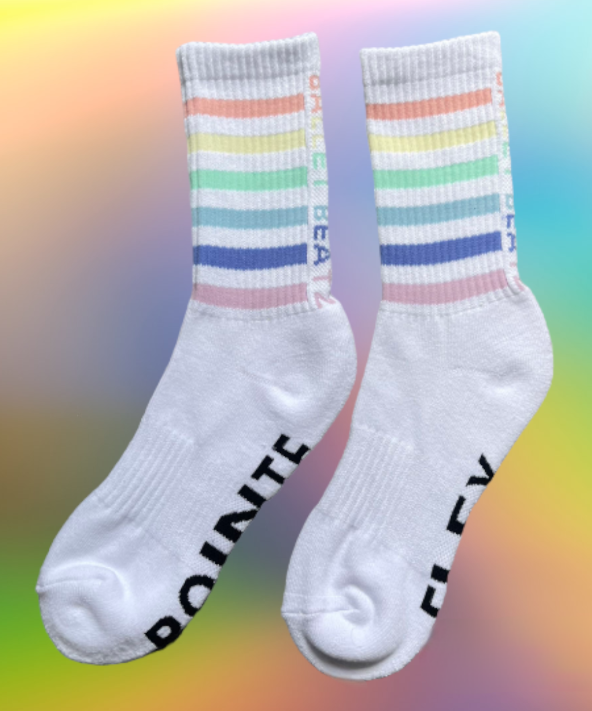 Ballet Beatz Pointe & Flex Couru Crew Socks