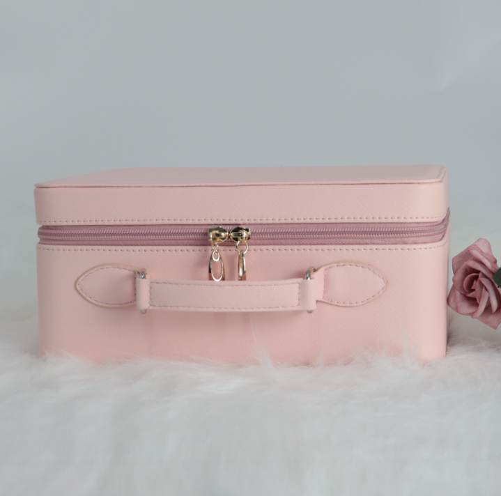 Mad Ally Beauty Box with LED Mirror - Black or Pink