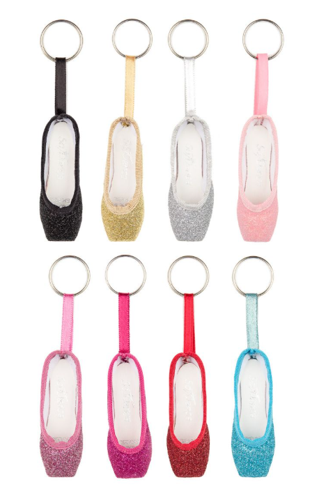 So Danca Pointe Shoe Keyring - 32 different choices!!