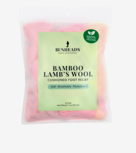 Capezio Bunheads Bamboo Lamb's Wool - The Perfect Vegan Wool Alternative