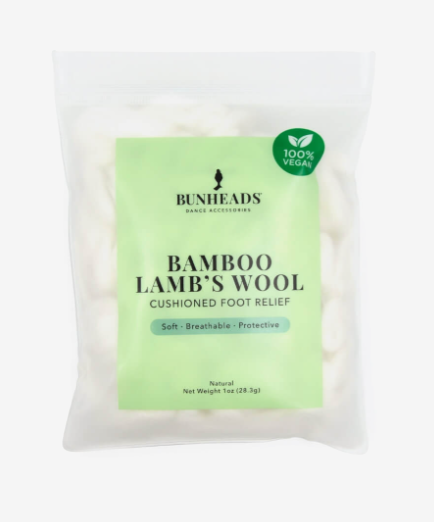 Capezio Bunheads Bamboo Lamb's Wool - The Perfect Vegan Wool Alternative