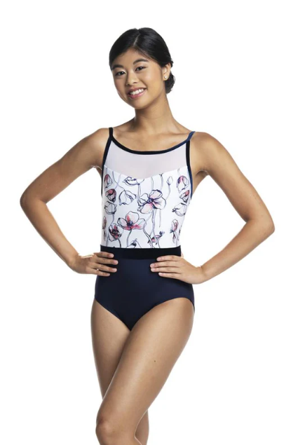 Ainsliewear Jacq with Poppies Print & Velvet - Adult AW1045POV