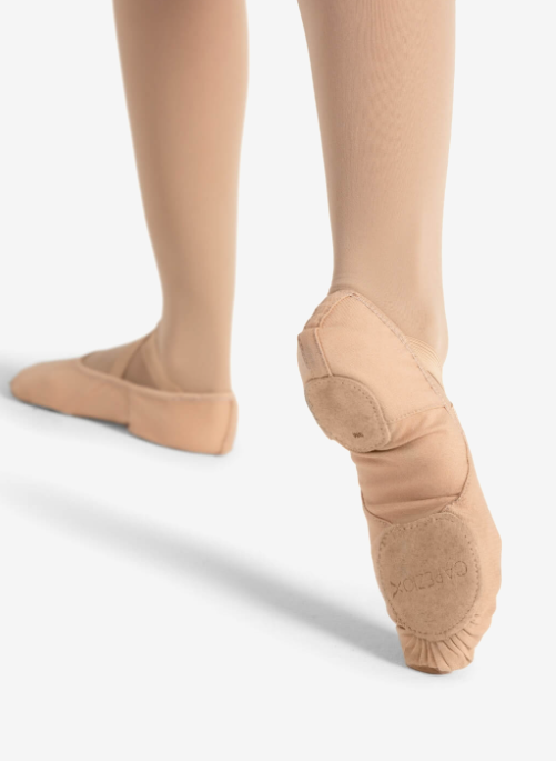 Capezio Hanami Canvas Split Sole Ballet Shoe - Adult - NUDE