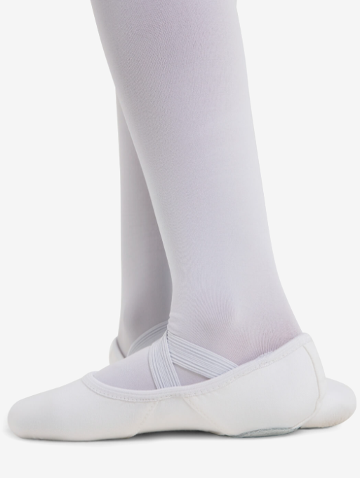 Capezio Hanami Canvas Split-Sole Ballet Shoe - Child - BLACK/WHITE